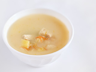 Сливочный куриный суп